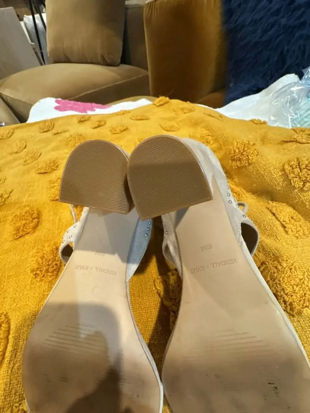 Women's Kendall And Kylie Block Heels Size 9.5 New...